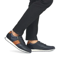 Rieker Herren Schnürschuhe ozeanblau