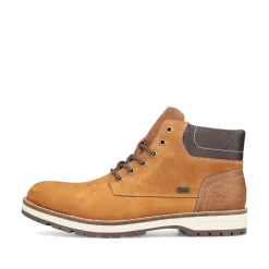 Rieker Herren Schnürstiefel karamellbraun