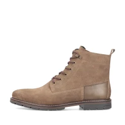 Rieker Herren Schnürstiefel sandbraun