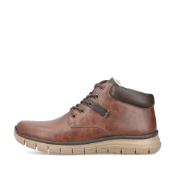 Rieker Herren Schnürstiefel nussbraun