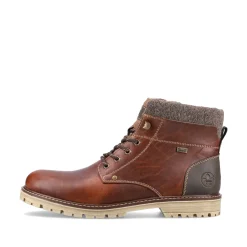 Rieker Herren Schnürstiefel kastanienbraun