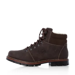 Rieker Herren Schnürstiefel tabakbraun