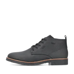 Rieker Herren Schnürstiefel graphitschwarz