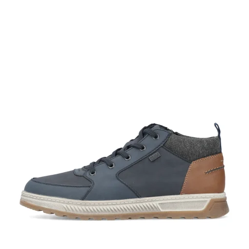 Rieker Herren Schnürstiefel atlantikblau