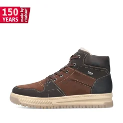 Rieker Herren Schnürstiefel mokkabraun