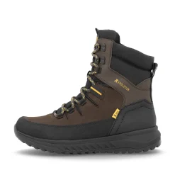 Rieker Herren Schnürstiefel holzbraun-schwarz