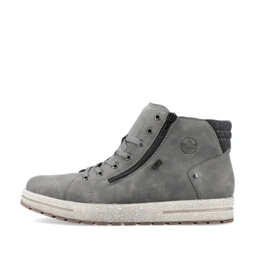 Rieker Herren Schnürstiefel stahlgrau