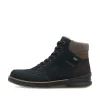 Rieker Herren Schnürstiefel atlantikblau