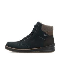 Rieker Herren Schnürstiefel atlantikblau