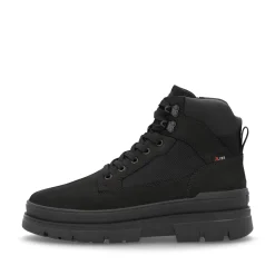 Rieker Herren Schnürstiefel asphaltschwarz