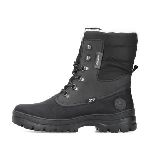 Rieker Herren Schnürstiefel urbanschwarz