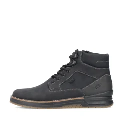 Rieker Herren Schnürstiefel urbanschwarz