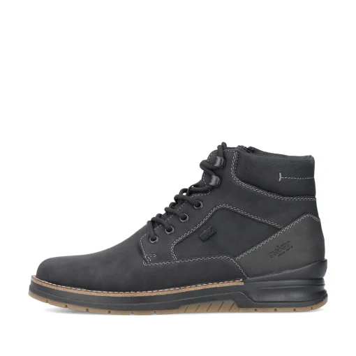 Rieker Herren Schnürstiefel urbanschwarz