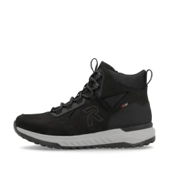 Rieker Herren Schnürstiefel graphitschwarz