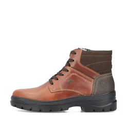 Rieker Herren Schnürstiefel kastanienbraun