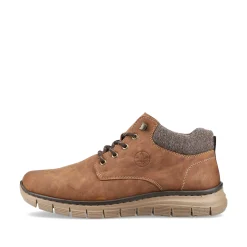 Rieker Herren Schnürstiefel holzbraun
