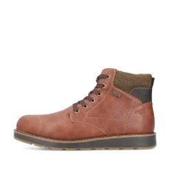 Rieker Herren Schnürstiefel fuchsbraun