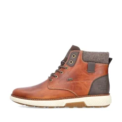 Rieker Herren Schnürstiefel karamellbraun