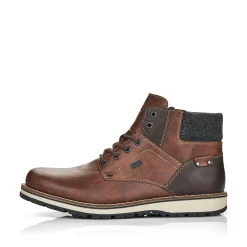 Rieker Herren Schnürstiefel kastanienbraun