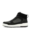 Rieker Herren Schnürstiefel carbonschwarz-grau