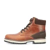 Rieker Herren Schnürstiefel kastanienbraun