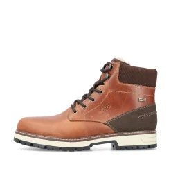 Rieker Herren Schnürstiefel kastanienbraun