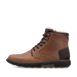 Rieker Herren Schnürstiefel holzbraun
