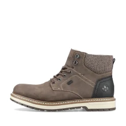 Rieker Herren Schnürstiefel tabakbraun