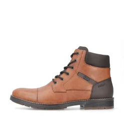 Rieker Herren Schnürstiefel kastanienbraun