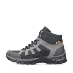 Rieker Herren Schnürstiefel platingrau