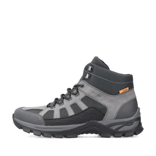 Rieker Herren Schnürstiefel platingrau