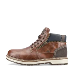 Rieker Herren Schnürstiefel kastanienbraun