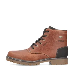Rieker Herren Schnürstiefel fuchsbraun