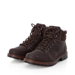 Rieker Herren Schnürstiefel tabakbraun
