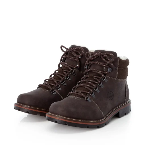 Rieker Herren Schnürstiefel tabakbraun