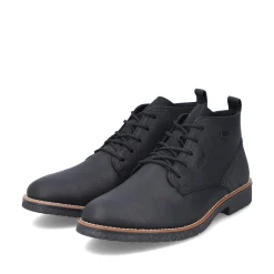 Rieker Herren Schnürstiefel graphitschwarz