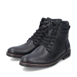 Rieker Herren Schnürstiefel urbanschwarz
