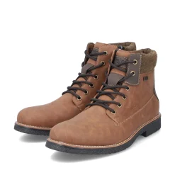 Rieker Herren Schnürstiefel nougatbraun