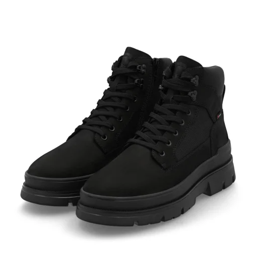 Rieker Herren Schnürstiefel asphaltschwarz
