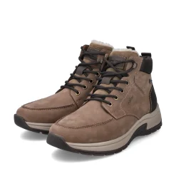 Rieker Herren Schnürstiefel beigebraun