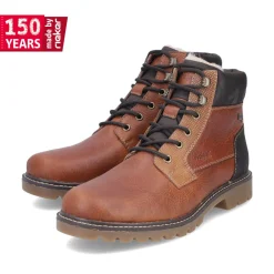 Rieker Herren Schnürstiefel karamellbraun