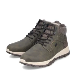 Rieker Herren Schnürstiefel schilfgrün