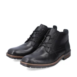 Rieker Herren Schnürstiefel nachtschwarz