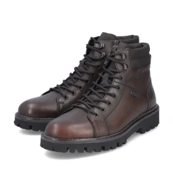 Rieker Herren Schnürstiefel schokobraun
