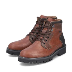 Rieker Herren Schnürstiefel fuchsbraun
