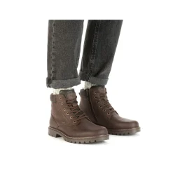Rieker Herren Schnürstiefel dunkelbraun