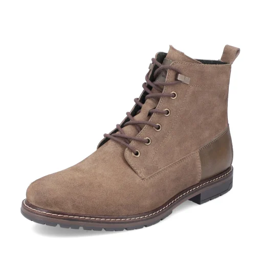 Rieker Herren Schnürstiefel sandbraun