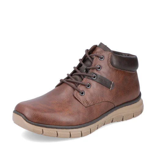 Rieker Herren Schnürstiefel nussbraun