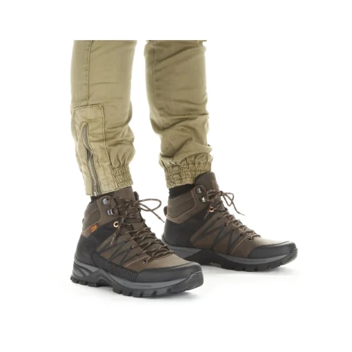 Rieker Herren Schnürstiefel nussbraun