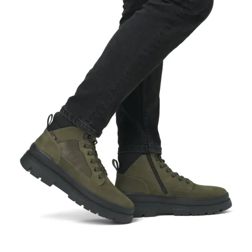 Rieker Herren Schnürstiefel khaki